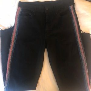 Racer Stripe Mother Denim